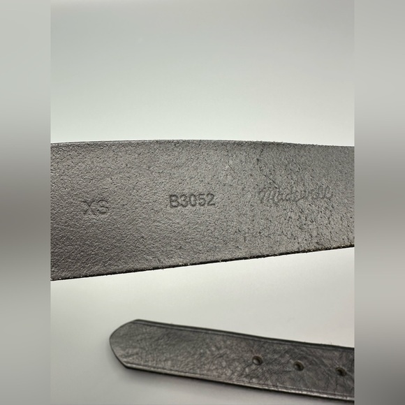 Madewell Belt Women’s XS Black Brass Buckle 26-32” Genuine Italian Leather - Picture 5 of 12